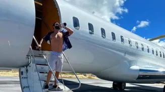 Aos 36 anos, cantor brasileiro famoso passa a usar jato avaliado em mais de R$ 30 milhões