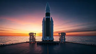 Space Rivals' Drone Ship Triumph: New Glenn Lands, Musk Congratulates Bezos