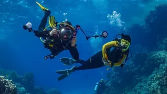 Indians swap beaches for inland diving