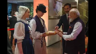 ‘Vande Mataram’ Echoes In Slovakia As PM Modi Arrives | Watch
