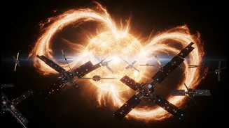 How researchers mitigate orbital network damage by tracking solar maximum flare variations