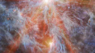 Infrared Space Views From NASA James Webb Reveal secrets Of Stellar Nurseries