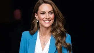 O motivo secreto pelo qual Kate Middleton desceu de costas da escada do avião