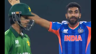 [Watch] T20 World Cup 2026: Jasprit Bumrah dismisses Saim Ayub after conceding six first ball