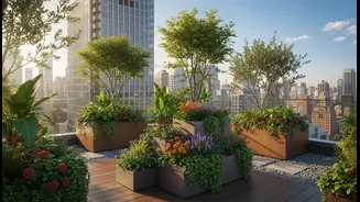 Urban Greenery Brings Comfort To Rooftop Living