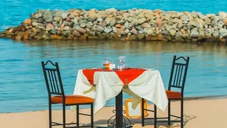 Varkala's scenic cliffside dining