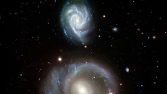 The Space Science Behind NASA's Three-Galaxy-Pairs Image: Galaxy Distances Behind One View