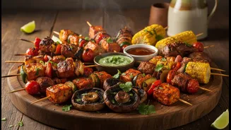 World Kebab Day Vegetarian Snack Boards: The Case for More Attention to Smoky Regional Kebabs