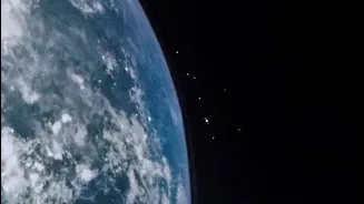 NASA Artemis II images highlight increasingly crowded Earth orbit