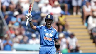 Virat Kohli Scripts Historic ODI Milestones, Surpasses Dravid and Equals Richards in England Encounter