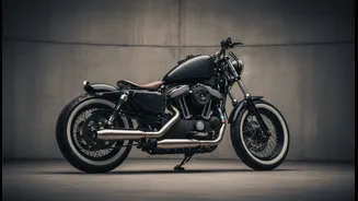 The Two-Into-One Exhaust Gives Deadwood A Cleaner, More Purposeful Bobber Profile