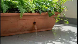 Before The Next Shower, Make Sure Every Balcony Pot Can Drain