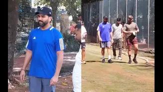WATCH: Rohit Sharma trains at BKC Ground in Mumbai ahead of South Africa ODI series