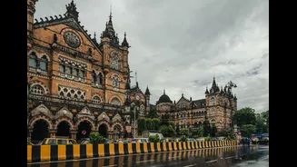 Heavy Rain Disrupts Mumbai-Bound Rail Traffic