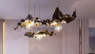 Transforming glass trash into treasure: Creative upcycled lighting crafts for modern living rooms