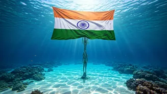 Andaman's Daring Dive: World Records for Flag & Human Stack to Boost Tourism
