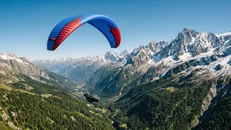 Paragliding in Swiss Alps: A Serene Flight