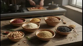 Whole Grains and Pulses Can Stretch Across Several Dishes