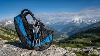 Paragliding In The French Alps Requires Preflight Assessment And Suitable Equipment