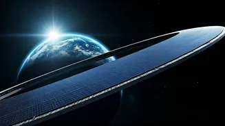 Lunar Power: A Gigantic Solar Belt Circling the Moon for Earth's Energy Needs
