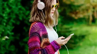 Audio media aids busy youth relaxation