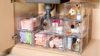 Acrylic home organizers are a winner