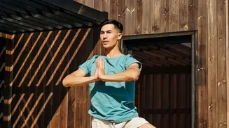 Tree Pose Variations In Yoga Guide: Practising Near A Wall For Support