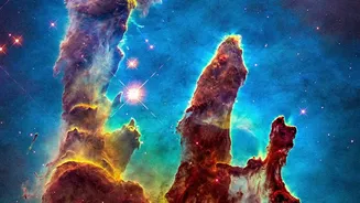 James Webb Captures the Lion Nebula's Dusty Mane Revealing Rings and Dust Clumps
