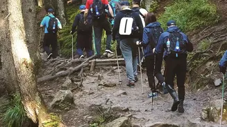 How breathing helps hikers pace themselves