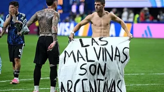 Argentina's World Cup celebrations spark FIFA controversy after Falklands banner emerges