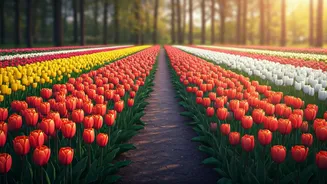 Srinagar's Tulip Garden Blooms with Hope for Young Cancer Warriors: A Therapeutic Escape