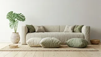 Maximize Flat Spaces Utilizing Low Seat Layouts And Organic Linens