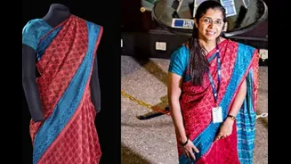 This Saree Worn During India’s Mars Mission Is Now Part Of A Smithsonian Display