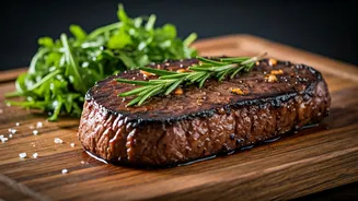 Balsamic Garlic Steak: A Tuscan-Inspired Masterpiece with Peppery Arugula
