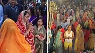 Lakhs Gather At Delhi Ghats To Conclude Chhath Puja; CM Rekha Gupta Attends; PM Modi To Later Join Devotees At Vasudev Ghat — VISUALS