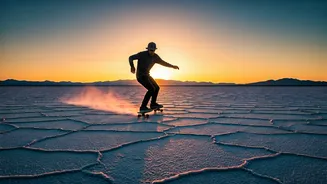 Skate Namibia's Salt Pans: An Epic Desert Adventure for Thrill-Seekers