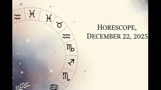 Horoscope Today, December 22, 2025: Aries, Taurus, And More, Your Day Ahead