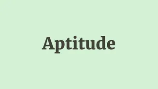 Word of the Day: Aptitude