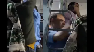 Slapped, Abused, Kicked: Grand Truck Train Pantry Workers Assault Man Over ‘Illegal Vendor’ Suspicion | Video