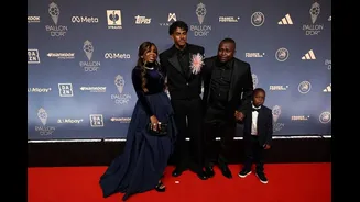 Lamine Yamal’s brother Keyne Yamal steals the spotlight in tuxedo at 2026 Ballon d’Or ceremony in London