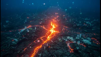Beyond a textbook animation, Indian Ocean Seafloor Spreading highlights the study of earthquakes, magma and seafloor change