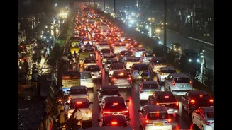 Delhi Diwali Traffic Photo Sparks Bias Claims