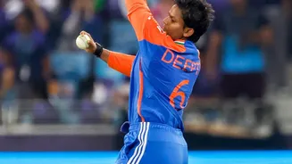 How Deepti Sharma proved once again she is India's crisis player as she played a solid knock after India were 19/4 to help them beat Zimbabwe in 1s...