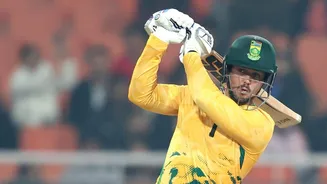 2nd T20I, Quinton de Kock hammers 90 versus India: Stats