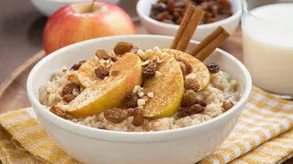 Quick and filling: Maple cinnamon oatmeal