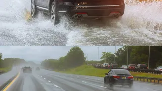 Qual o erro mais comum que os motoristas cometem quando dirigem na chuva?
