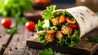 Busy mornings? This tofu wrap saves the day