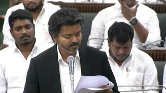 Tamil Nadu CM Vijay Reaffirms Opposition to NEET, Supports Two-Language Policy in First Assembly Address