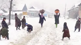 Kashmir winter chaos: Kashmir residents bear brunt of snowfall, more snow predicted