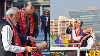 Gujarat: PM Modi & German Chancellor Friedrich Merz Attend International Kite Festival In Ahmedabad; Video